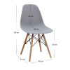 Σετ τραπεζαρία 5τμχ Darlen - Nova Megapap χρώμα sapphire oak - γκρι 125x72x74εκ. Σετ τραπεζαρία 5τμχ Darlen - Nova Megapap χρώμα sapphire oak - γκρι 125x72x74εκ.
