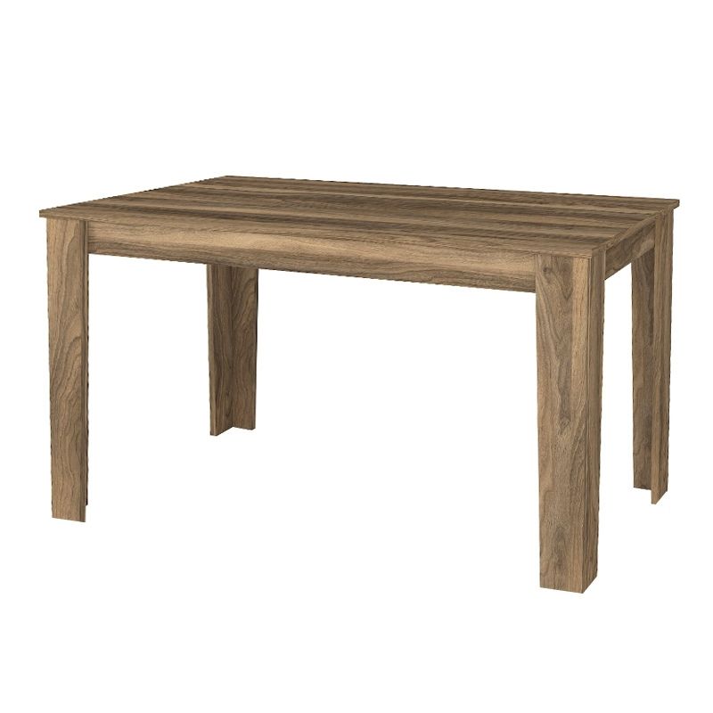 Σετ τραπεζαρία 5τμχ Darlen - Chiara Megapap χρώμα καρυδί - ανθρακί 125x72x74εκ. Σετ τραπεζαρία 5τμχ Darlen - Chiara Megapap χρώμα καρυδί - ανθρακί 125x72x74εκ.