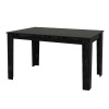Σετ τραπεζαρία 5τμχ Darlen - Alma Megapap χρώμα sencron black - μπεζ 125x72x74εκ.