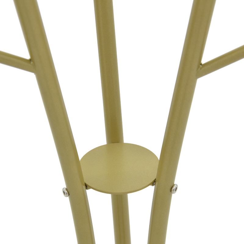 Καλόγερος Marianni pakoworld χρυσό-λευκό μέταλλο 50x38x182εκ ** Καλόγερος Marianni pakoworld χρυσό-λευκό μέταλλο 50x38x182εκ **