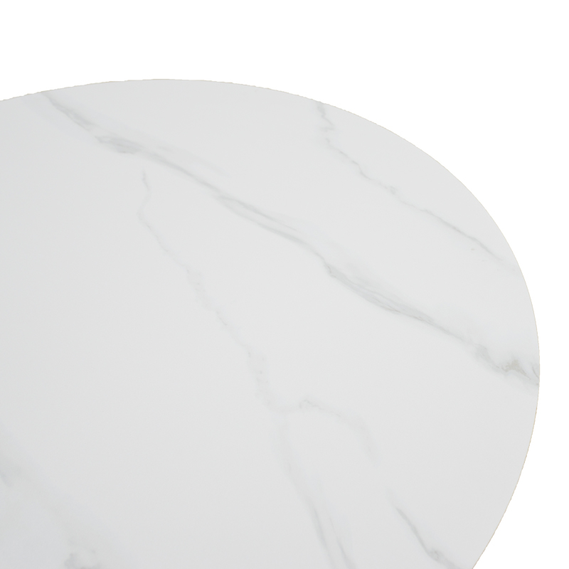 Τραπέζι σαλονιού Franzel pakoworld sintered stone σε όψη μαρμάρου-mdf σε φυσική απόχρωση Φ80x40εκ ** Τραπέζι σαλονιού Franzel pakoworld sintered stone σε όψη μαρμάρου-mdf σε φυσική απόχρωση Φ80x40εκ **