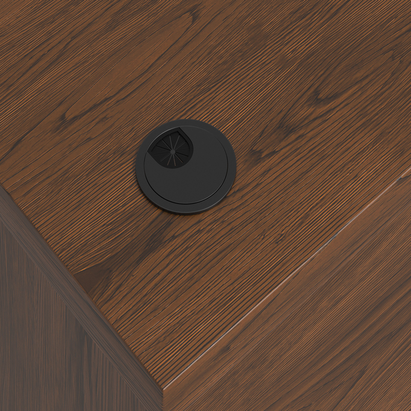 Γραφείο επαγγελματικό Fesialo pakoworld wenge 180x75x75εκ **
