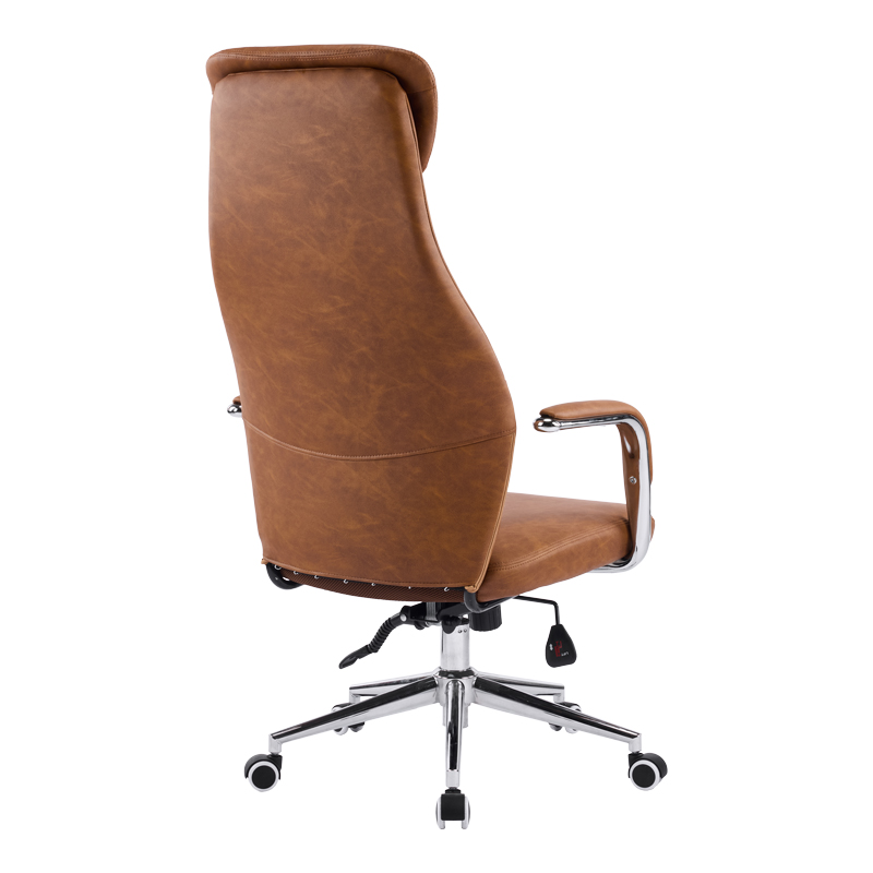 Καρέκλα γραφείου διευθυντή Ferka pakoworld καφέ pu 64x71x120-128εκ ** Καρέκλα γραφείου διευθυντή Ferka pakoworld καφέ pu 64x71x120-128εκ **