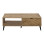 Τραπέζι σαλονιού Thelma pakoworld oak μελαμίνης 120x60x41.6εκ **