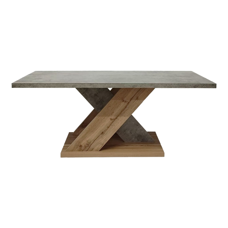 Τραπέζι σαλονιού Solange pakoworld σε γκρι-sonoma απόχρωση 110x55x47.5εκ **