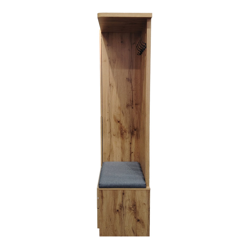 Έπιπλο εισόδου Zomie pakoworld σε oak απόχρωση 131x41.5x180.4εκ ** Έπιπλο εισόδου Zomie pakoworld σε oak απόχρωση 131x41.5x180.4εκ **
