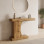 Κονσόλα Devo pakoworld oak 120x30x90εκ **