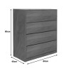 Συρταριέρα Kuanger pakoworld mdf σε καρυδί απόχρωση 80x40x89εκ ** Συρταριέρα Kuanger pakoworld mdf σε καρυδί απόχρωση 80x40x89εκ **