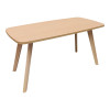 Τραπέζι σαλονιού Komela mdf σε φυσική απόχρωση 100x48x45cm ** Τραπέζι σαλονιού Komela mdf σε φυσική απόχρωση 100x48x45cm **