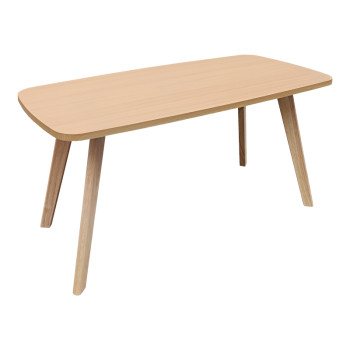 Τραπέζι σαλονιού Komela mdf σε φυσική απόχρωση 100x48x45cm **