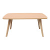 Τραπέζι σαλονιού Komela mdf σε φυσική απόχρωση 100x48x45cm ** Τραπέζι σαλονιού Komela mdf σε φυσική απόχρωση 100x48x45cm **