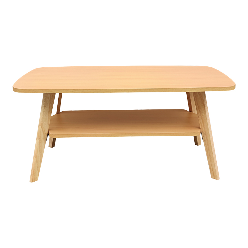 Τραπέζι σαλονιού Komela I mdf σε φυσική απόχρωση 100x48x45cm **