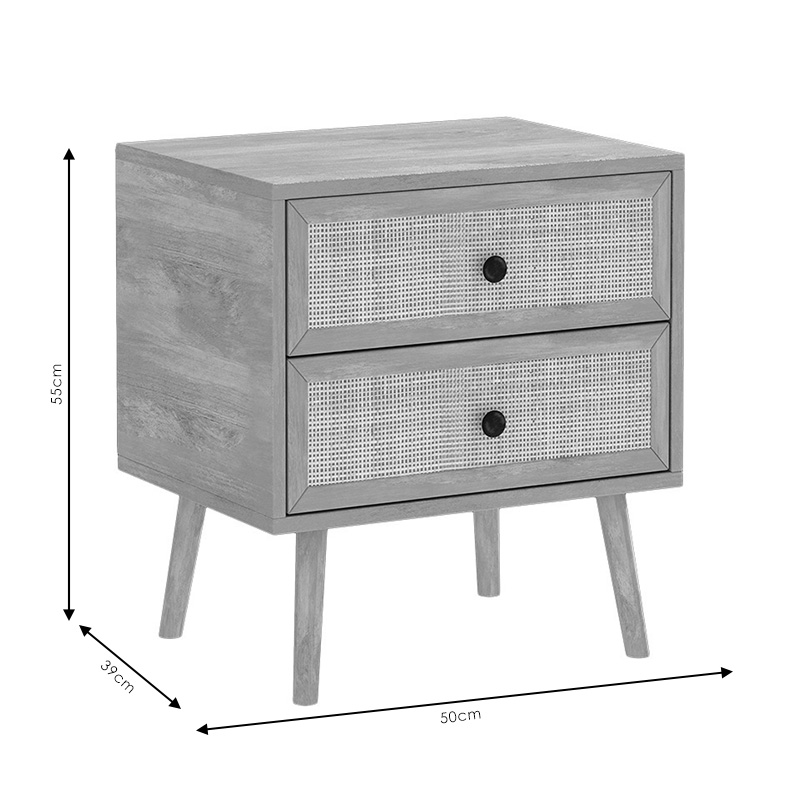 Κομοδίνο Oslo pakoworld sonoma 50x39x55εκ ** Κομοδίνο Oslo pakoworld sonoma 50x39x55εκ **