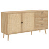 Μπουφές Oslo pakoworld sonoma 150x39x79εκ ** Μπουφές Oslo pakoworld sonoma 150x39x79εκ **