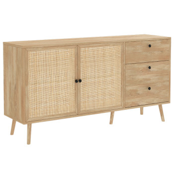 Μπουφές Oslo pakoworld sonoma 150x39x79εκ **