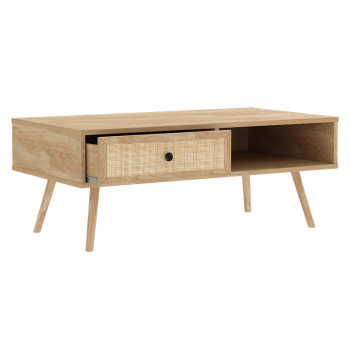 Τραπέζι σαλονιού Oslo pakoworld sonoma 110x59x41,5εκ **