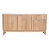 Μπουφές Hamea pakoworld mdf σε φυσική απόχρωση 150x39,5x73εκ ** Μπουφές Hamea pakoworld mdf σε φυσική απόχρωση 150x39,5x73εκ **