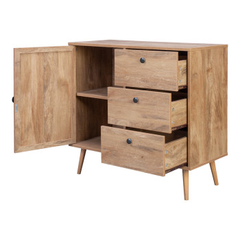 Μπουφές Oslo pakoworld σε sonoma απόχρωση 85x39x79εκ ** Μπουφές Oslo pakoworld σε sonoma απόχρωση 85x39x79εκ **