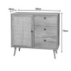 Μπουφές Oslo pakoworld σε sonoma απόχρωση 85x39x79εκ ** Μπουφές Oslo pakoworld σε sonoma απόχρωση 85x39x79εκ **