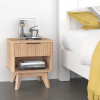Κομοδίνο Hamea pakoworld mdf σε φυσική απόχρωση 45x39.5x50.2εκ ** Κομοδίνο Hamea pakoworld mdf σε φυσική απόχρωση 45x39.5x50.2εκ **