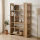 Βιβλιοθήκη Oslo pakoworld sonoma 100x32x146.5εκ **
