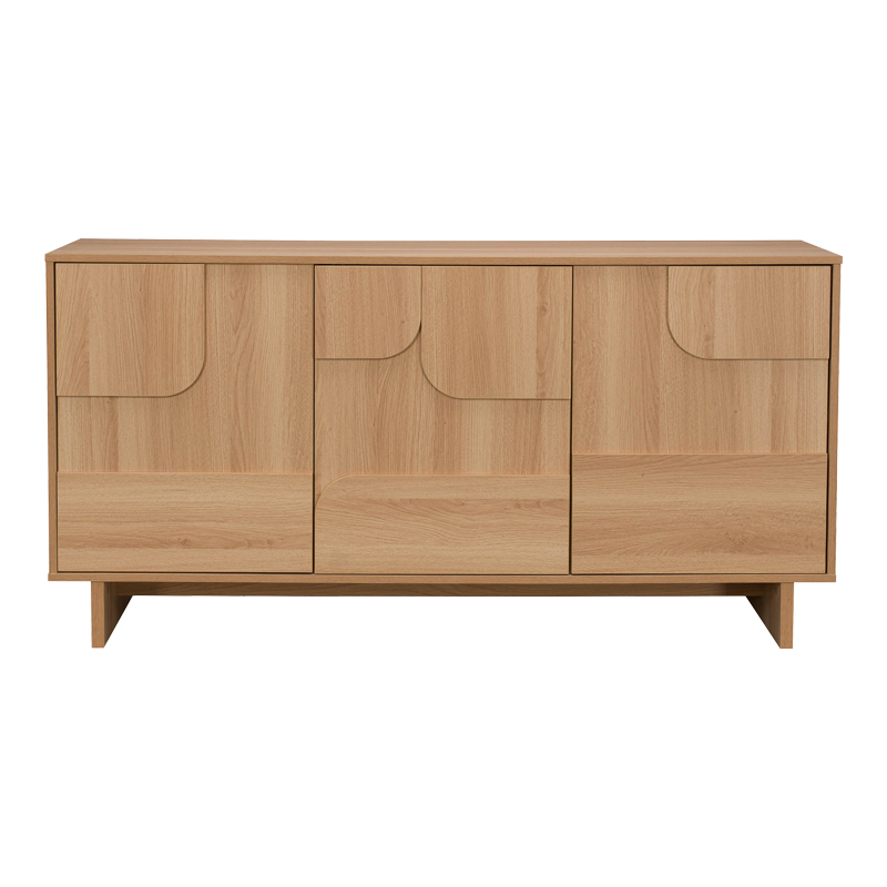 Μπουφές Jenfia pakoworld mdf σε φυσική απόχρωση 150x39x75,5εκ **