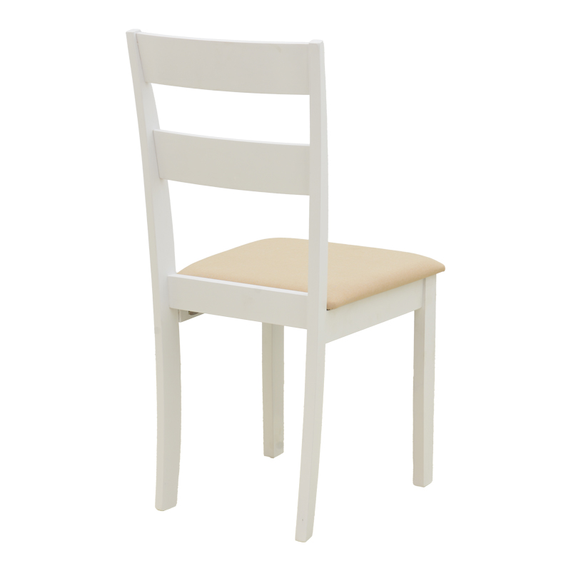Καρέκλα Dallan pakoworld rubberwood λευκό 40x47.5x89εκ - 2τμχ. Καρέκλα Dallan pakoworld rubberwood λευκό 40x47.5x89εκ - 2τμχ.