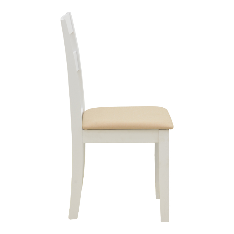 Καρέκλα Dallan pakoworld rubberwood λευκό 40x47.5x89εκ - 2τμχ. Καρέκλα Dallan pakoworld rubberwood λευκό 40x47.5x89εκ - 2τμχ.