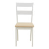 Καρέκλα Dallan pakoworld rubberwood λευκό 40x47.5x89εκ - 2τμχ. Καρέκλα Dallan pakoworld rubberwood λευκό 40x47.5x89εκ - 2τμχ.