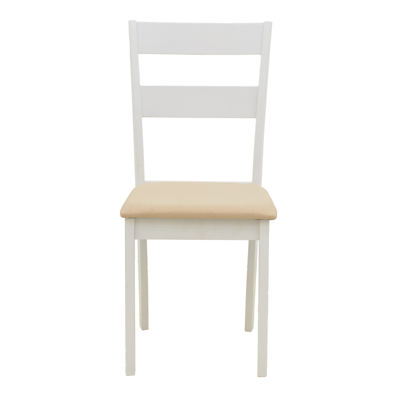 Καρέκλα Dallan pakoworld rubberwood λευκό 40x47.5x89εκ - 2τμχ. Καρέκλα Dallan pakoworld rubberwood λευκό 40x47.5x89εκ - 2τμχ.