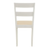 Καρέκλα Dallan pakoworld rubberwood λευκό 40x47.5x89εκ - 2τμχ. Καρέκλα Dallan pakoworld rubberwood λευκό 40x47.5x89εκ - 2τμχ.