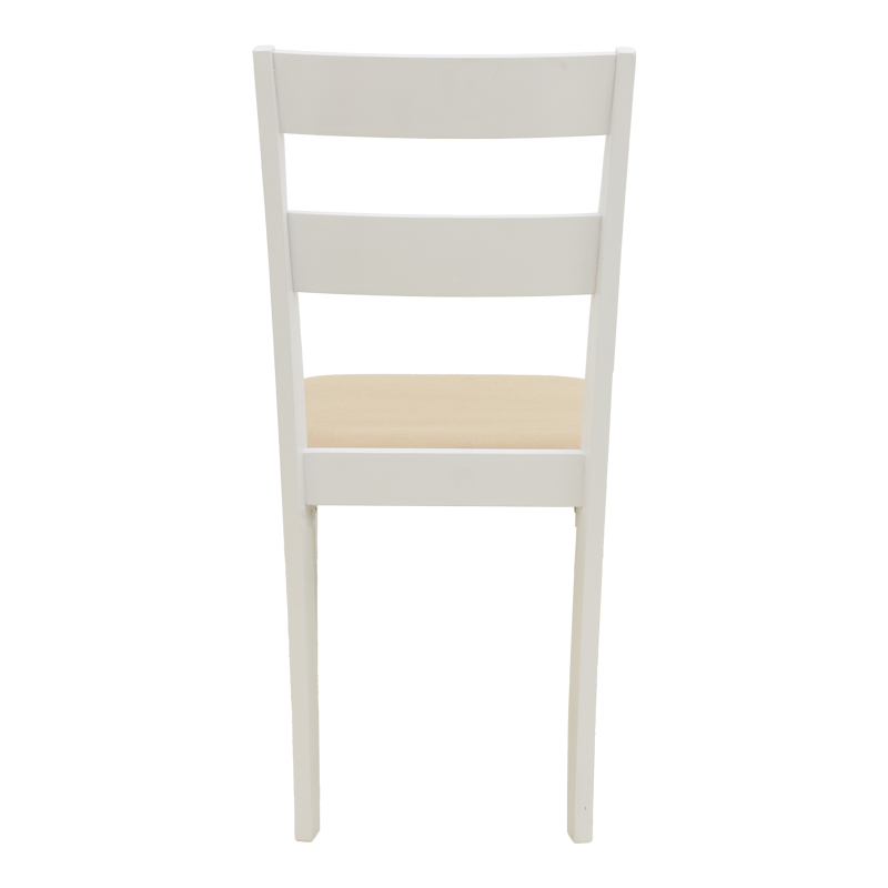 Καρέκλα Dallan pakoworld rubberwood λευκό 40x47.5x89εκ - 2τμχ. Καρέκλα Dallan pakoworld rubberwood λευκό 40x47.5x89εκ - 2τμχ.