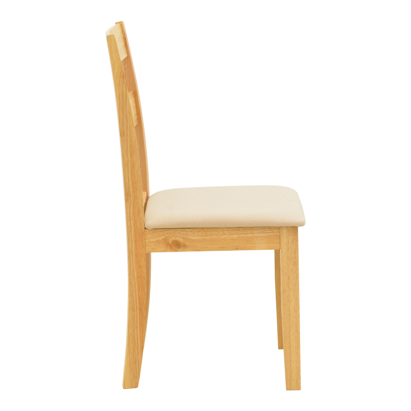 Καρέκλα Dallan pakoworld rubberwood σε φυσική απόχρωση 40x47.5x89εκ - 2τμχ. Καρέκλα Dallan pakoworld rubberwood σε φυσική απόχρωση 40x47.5x89εκ - 2τμχ.