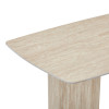 Τραπέζι Loosir pakoworld mdf-sandstone σε όψη τραβερτίνας 180x90x74εκ **