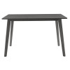 Τραπέζι Benson pakoworld MDF σε rustic grey απόχρωση 120x75x75εκ **