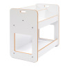 Ραφιέρα Dovere pakoworld λευκό mdf 56x34x55εκ ** Ραφιέρα Dovere pakoworld λευκό mdf 56x34x55εκ **