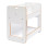 Ραφιέρα Dovere pakoworld λευκό mdf 56x34x55εκ **