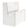 Ραφιέρα Crane pakoworld λευκό mdf 57x34x55εκ ** Ραφιέρα Crane pakoworld λευκό mdf 57x34x55εκ **