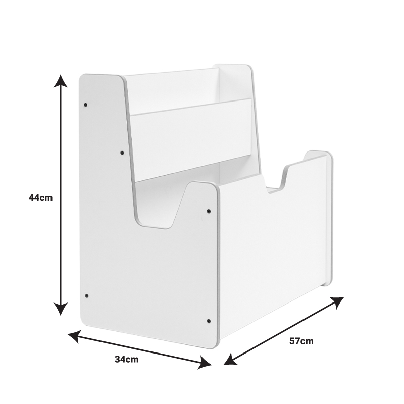Ραφιέρα Crane pakoworld λευκό mdf 57x34x55εκ ** Ραφιέρα Crane pakoworld λευκό mdf 57x34x55εκ **