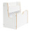 Ραφιέρα Crane pakoworld λευκό mdf 57x34x55εκ **