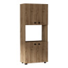Στήλη Guzel pakoworld σε καρυδί απόχρωση 60x31.4x140εκ ** Στήλη Guzel pakoworld σε καρυδί απόχρωση 60x31.4x140εκ **