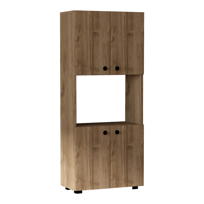 Στήλη Guzel pakoworld σε καρυδί απόχρωση 60x31.4x140εκ ** Στήλη Guzel pakoworld σε καρυδί απόχρωση 60x31.4x140εκ **