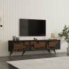 Έπιπλο τηλεόρασης Trida pakoworld καρυδί με ανθρακί 160x35x45εκ ** Έπιπλο τηλεόρασης Trida pakoworld καρυδί με ανθρακί 160x35x45εκ **