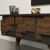 Έπιπλο τηλεόρασης Trida pakoworld καρυδί με ανθρακί 160x35x45εκ ** Έπιπλο τηλεόρασης Trida pakoworld καρυδί με ανθρακί 160x35x45εκ **