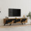 Έπιπλο τηλεόρασης Trida pakoworld oak με μαύρο 160x35x45εκ **