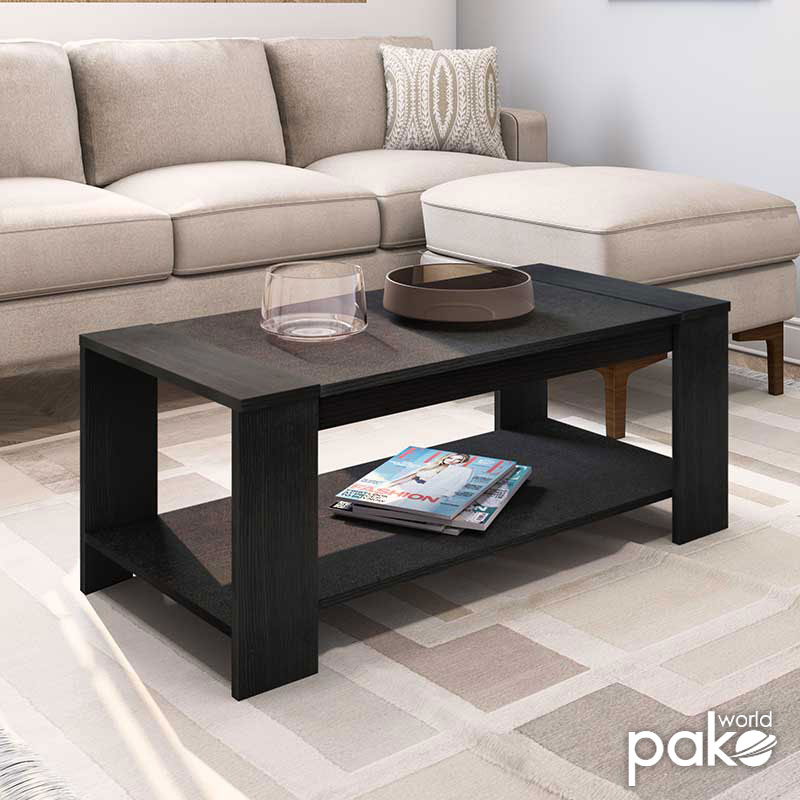 Τραπέζι σαλονιού OLYMPUS pakoworld χρώμα wenge 110x51x42,5εκ **