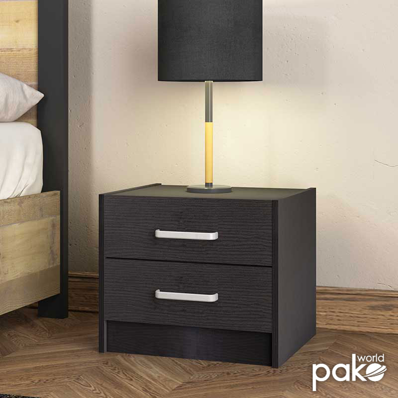 Κομοδίνο OLYMPUS pakoworld χρώμα wenge 47,5x40,5x40,5εκ. **
