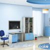 Γραφείο εργασίας Looney pakoworld χρώμα castillo-μπλε 100x55x75εκ **
