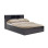 Κρεβάτι OLYMPUS pakoworld σε χρώμα wenge 140x200εκ **