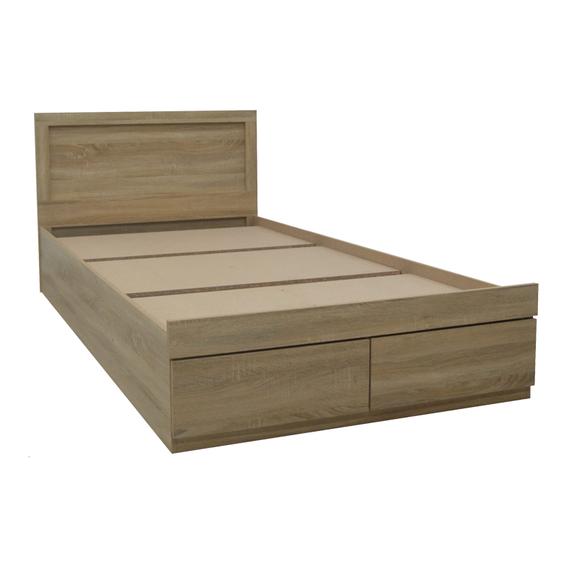 Κρεβάτι Olympus pakoworld με συρτάρι σε sonoma απόχρωση 120x200εκ ** Κρεβάτι Olympus pakoworld με συρτάρι σε sonoma απόχρωση 120x200εκ **